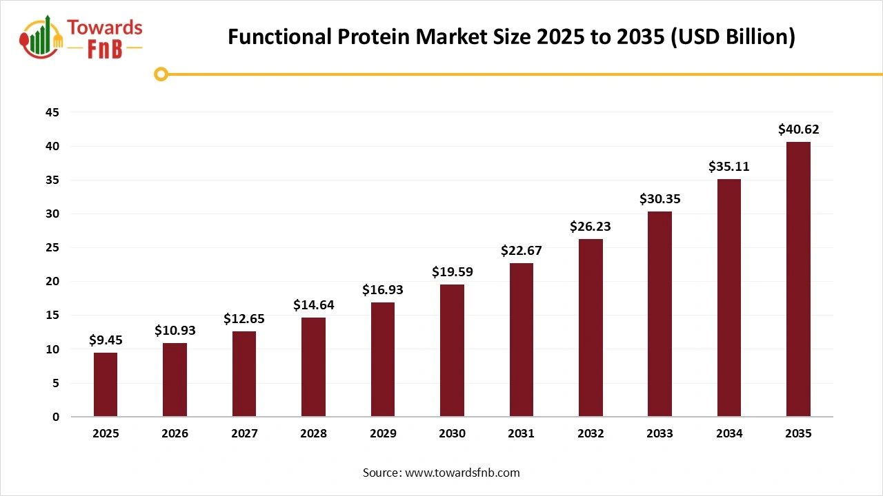 Functional Protein Market Size 2025 to 2035
