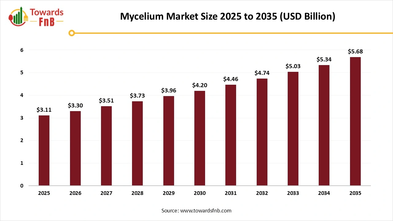 Mycelium Market Size 2025 to 2035 Mycelium Market Size 2025 to 2035