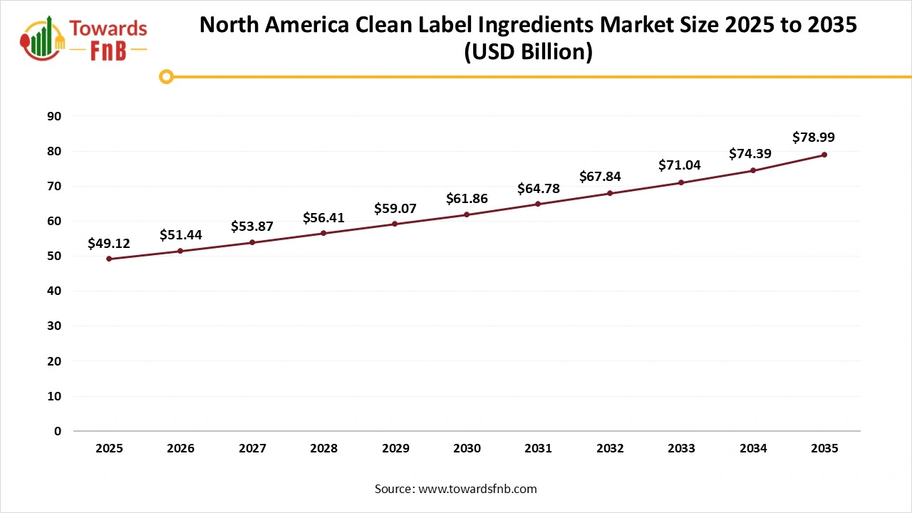 North America Clean Label Ingredients Market Size 2025 to 2035 North America Clean Label Ingredients Market Size 2025 to 2035