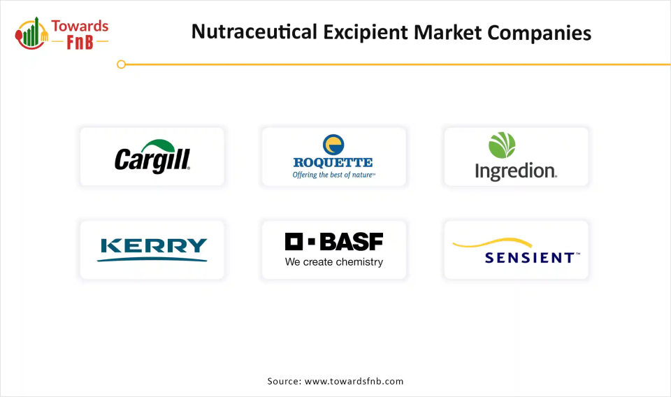 Nutraceutical Excipient Market Companies 