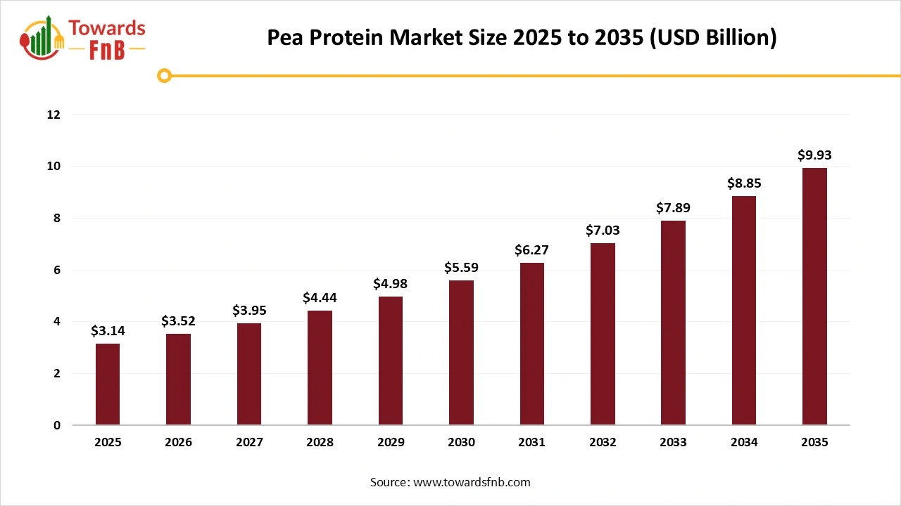 Pea Protein Market Size 2025 to 2035