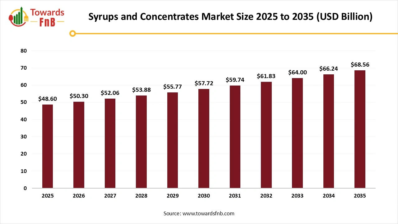 Syrups and Concentrates Market Size 2025 to 2035